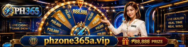 PH365 Live Casino banner with illuminated table atmosphere