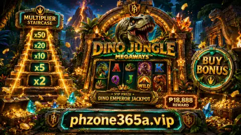PH365 slot machine scene with cobalt reels moving beneath gold arcade framing